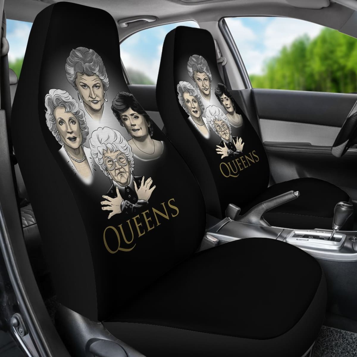 The Golden Girls Art Car Seat Covers Tv Show Fan Gift H040120 Universal Fit 225311