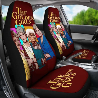 The Golden Girls Art Car Seat Covers Tv Show Fan Gift Universal Fit 051012