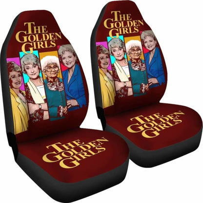 The Golden Girls Art Car Seat Covers Tv Show Fan Gift Universal Fit 051012