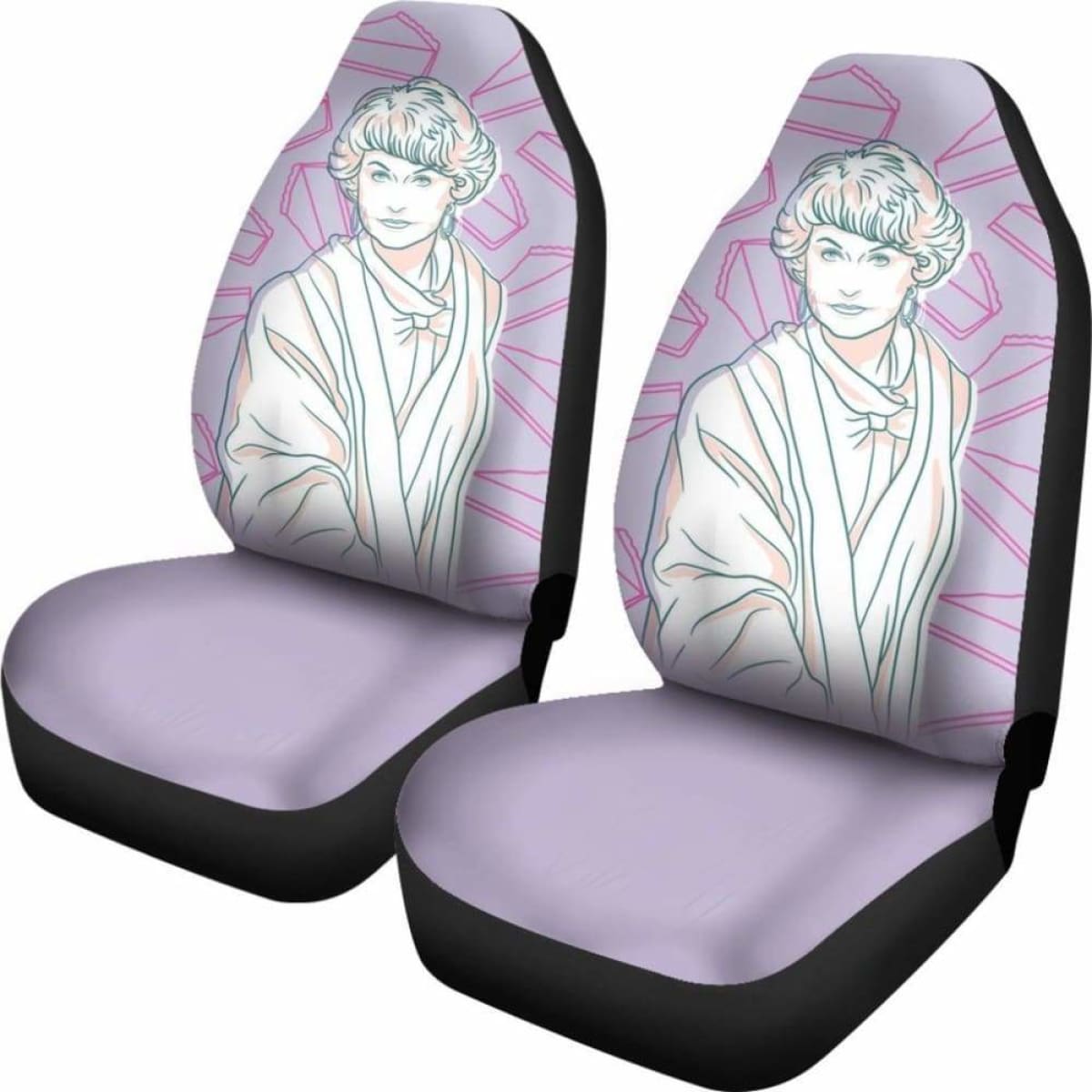 The Golden Girls Art Design Car Seat Covers Universal Fit 051012