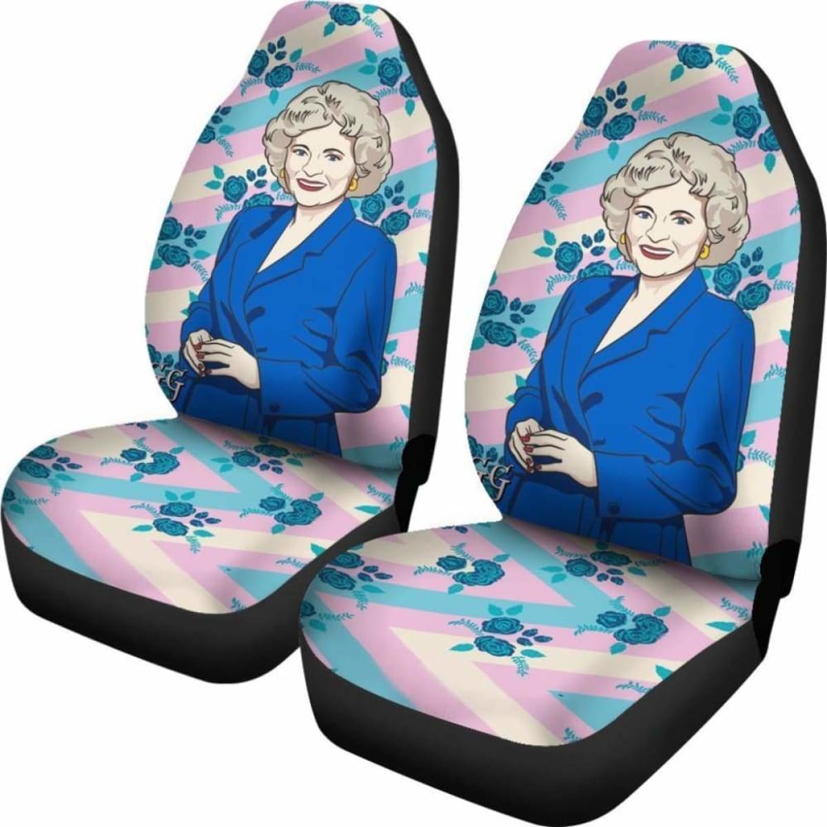 The Golden Girls Blue Jacket Car Seat Covers Universal Fit 051012