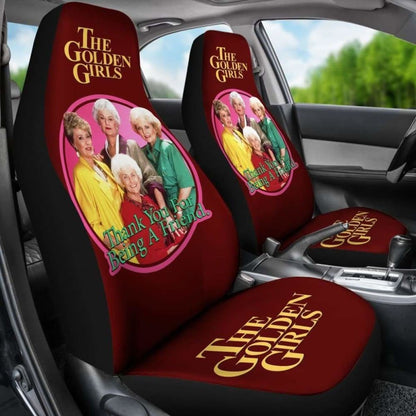 The Golden Girls Car Seat Covers Circle Friend Tv Show Fan Gift Universal Fit 051012