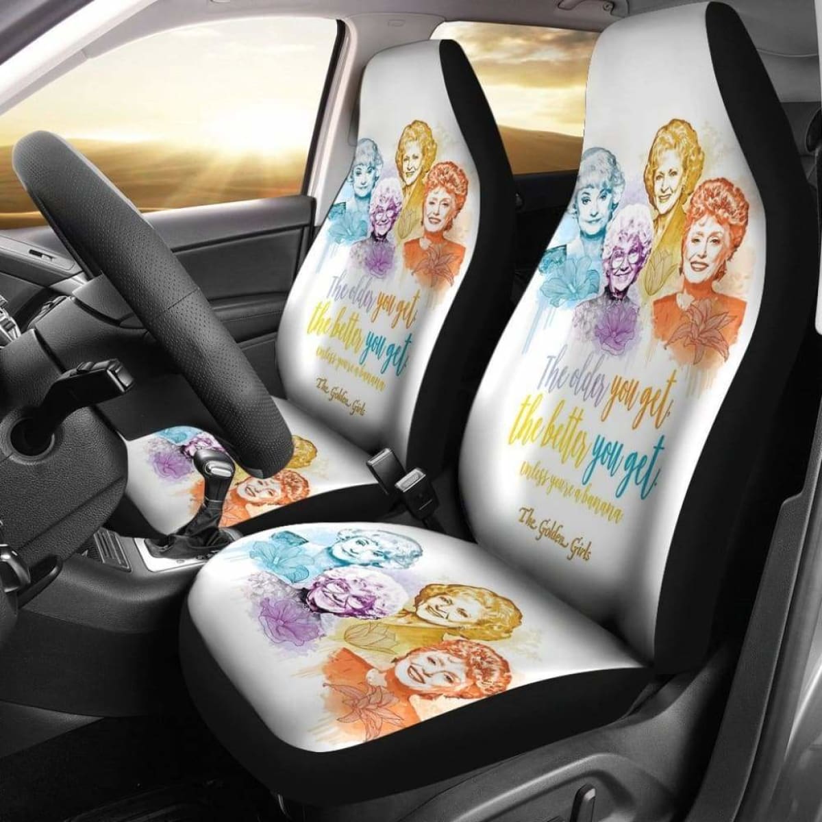 The Golden Girls Car Seat Covers The Older The Better Universal Fit 051012