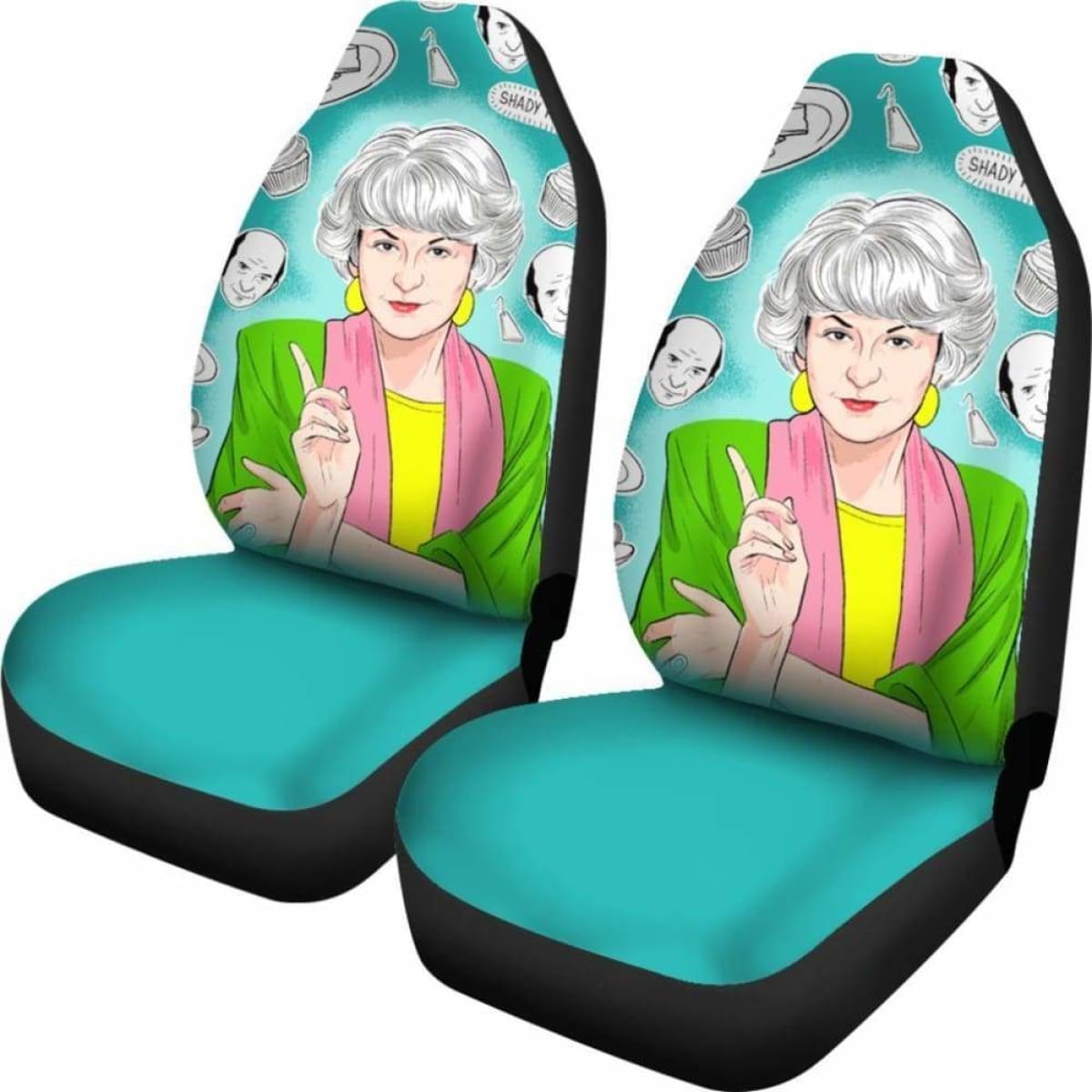 The Golden Girls Eye Looking Car Seat Covers Universal Fit 051012