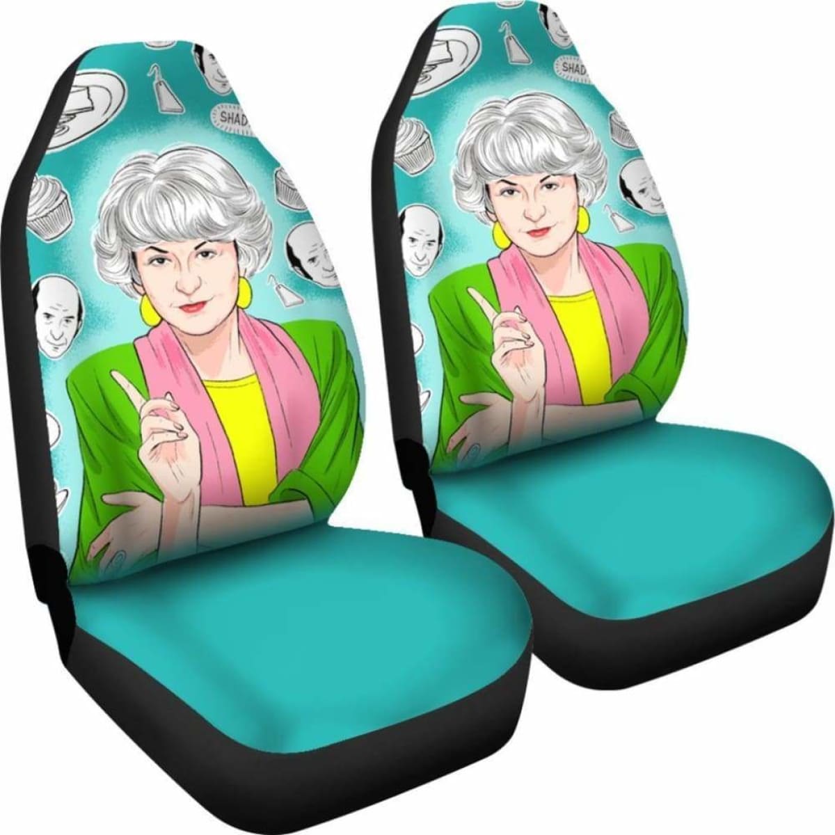 The Golden Girls Eye Looking Car Seat Covers Universal Fit 051012