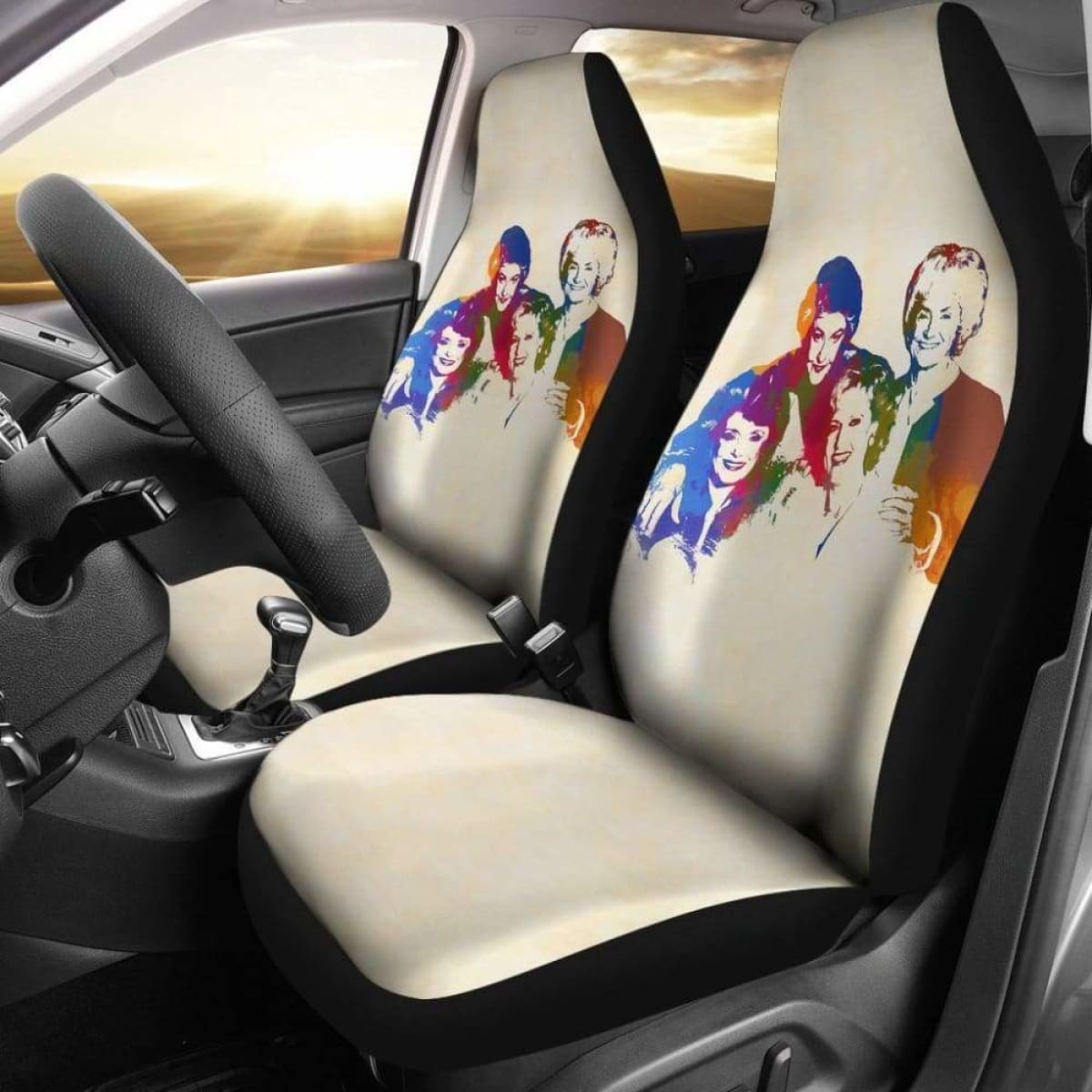 The Golden Girls Friends Car Seat Covers Tv Show Fan Gift Universal Fit 051012