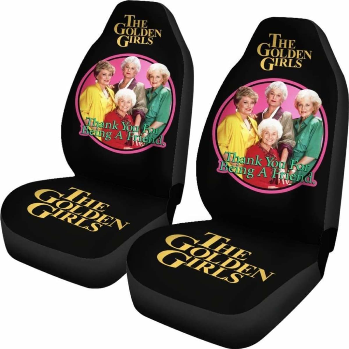 The Golden Girls Tv Show Car Seat Cover Circle Friend Universal Fit 051012