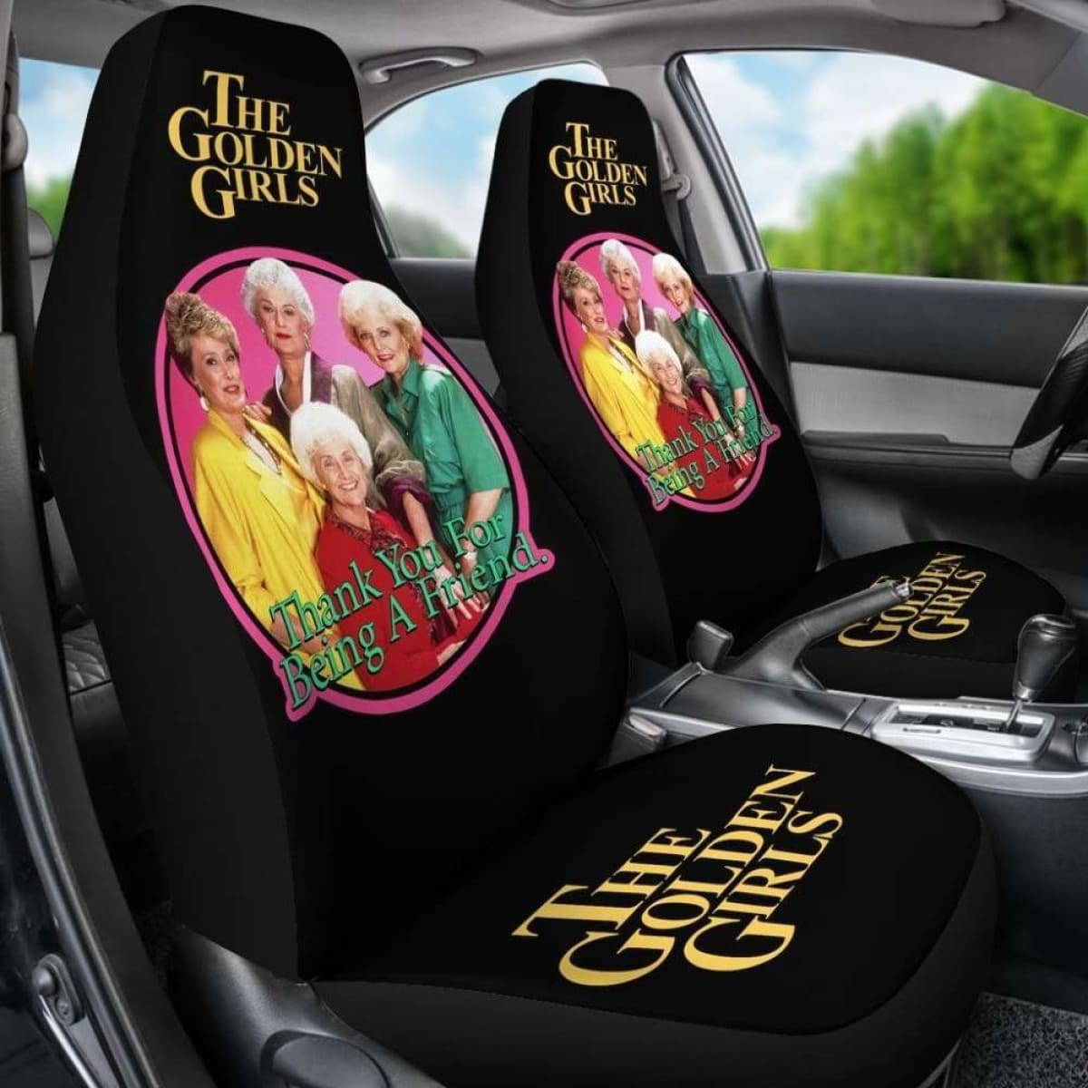 The Golden Girls Tv Show Car Seat Cover Circle Friend Universal Fit 051012
