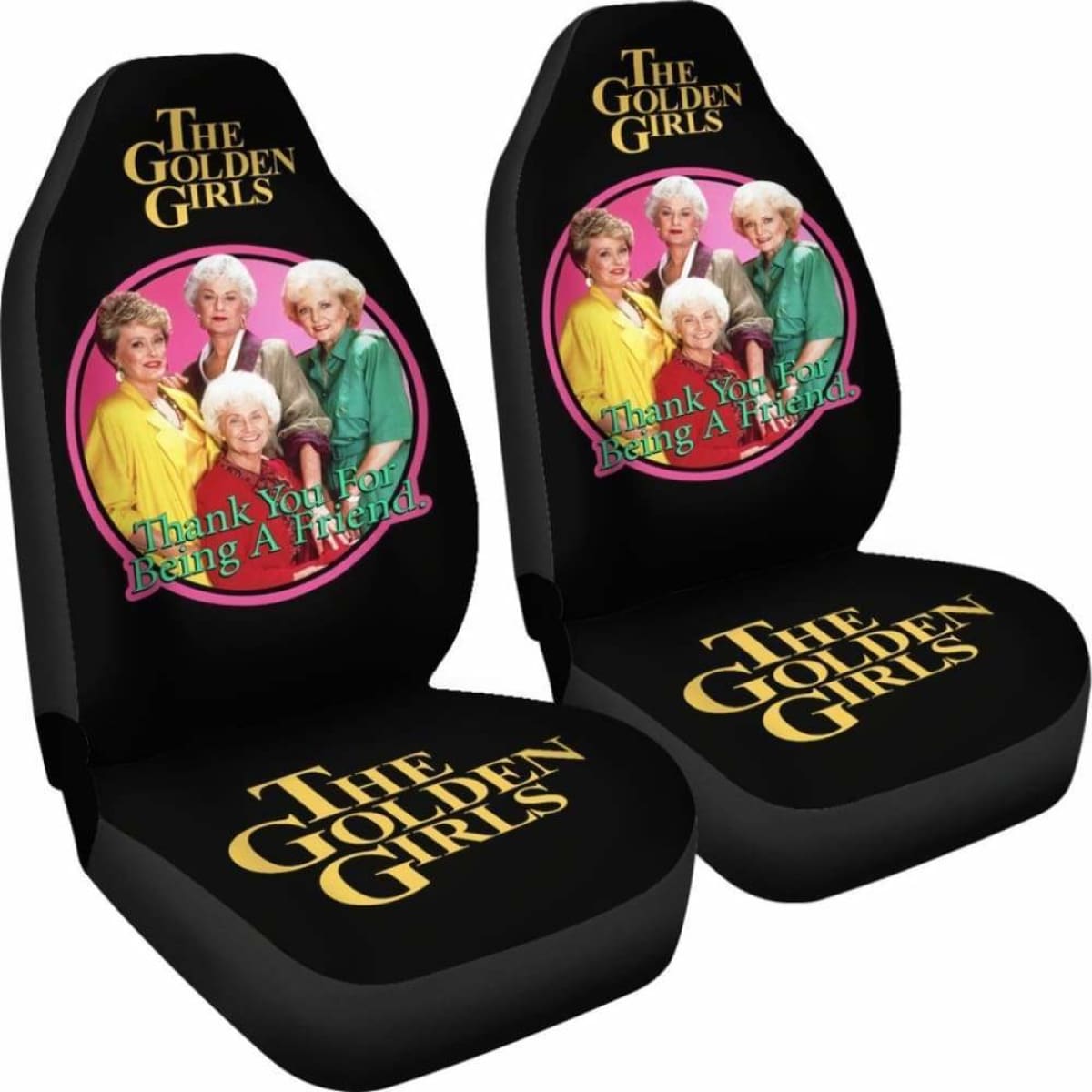 The Golden Girls Tv Show Car Seat Cover Circle Friend Universal Fit 051012