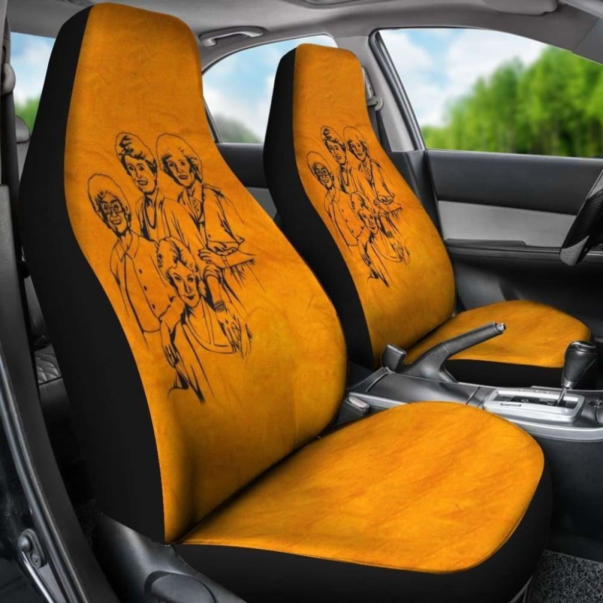 The Golden Girls Tv Show Fan Gift Car Seat Covers Universal Fit 051012