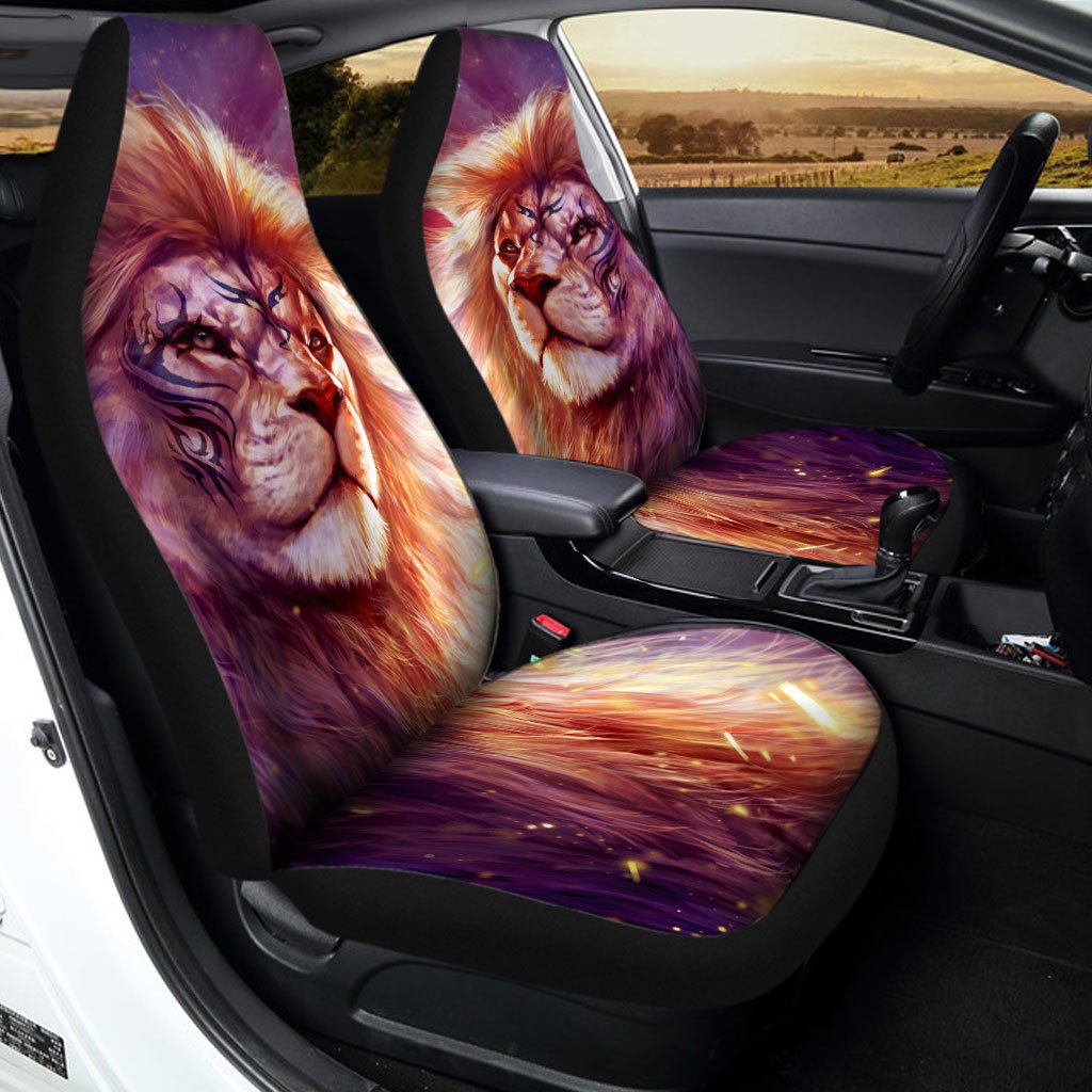 The King Lion Car Seat Covers Custom Gift For Dad