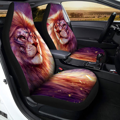 The King Lion Car Seat Covers Custom Gift For Dad