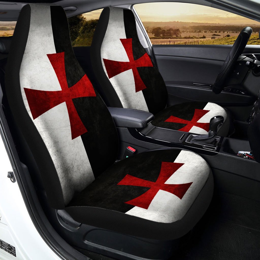 The Knights Templar Car Seat Covers Symbol Car Accessories