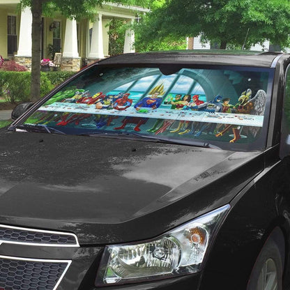 Gearhumans The Last Supper Heroes Custom Auto Car SunShade