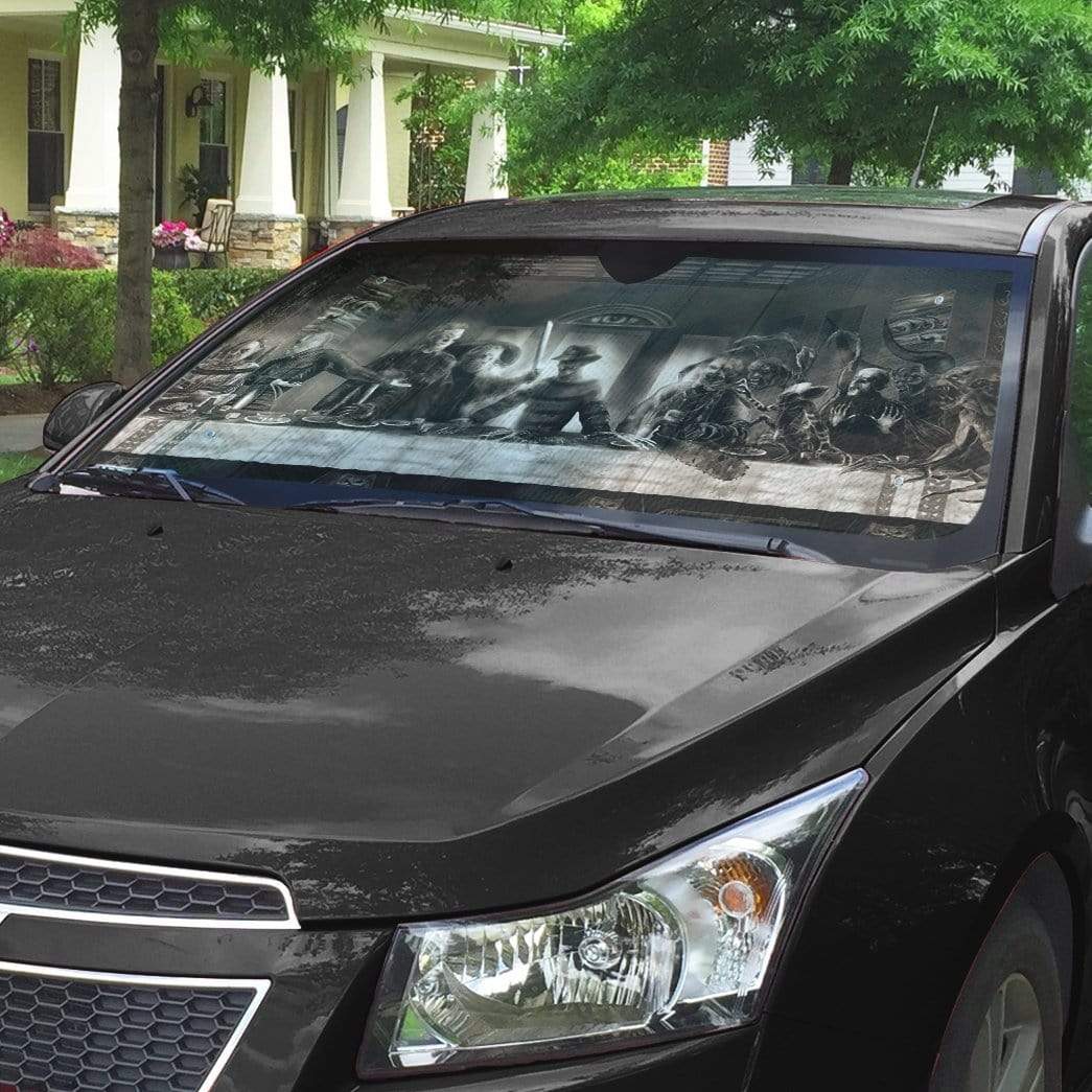 Gearhumans The Last Supper Serial Killer Group Custom Auto Car SunShade