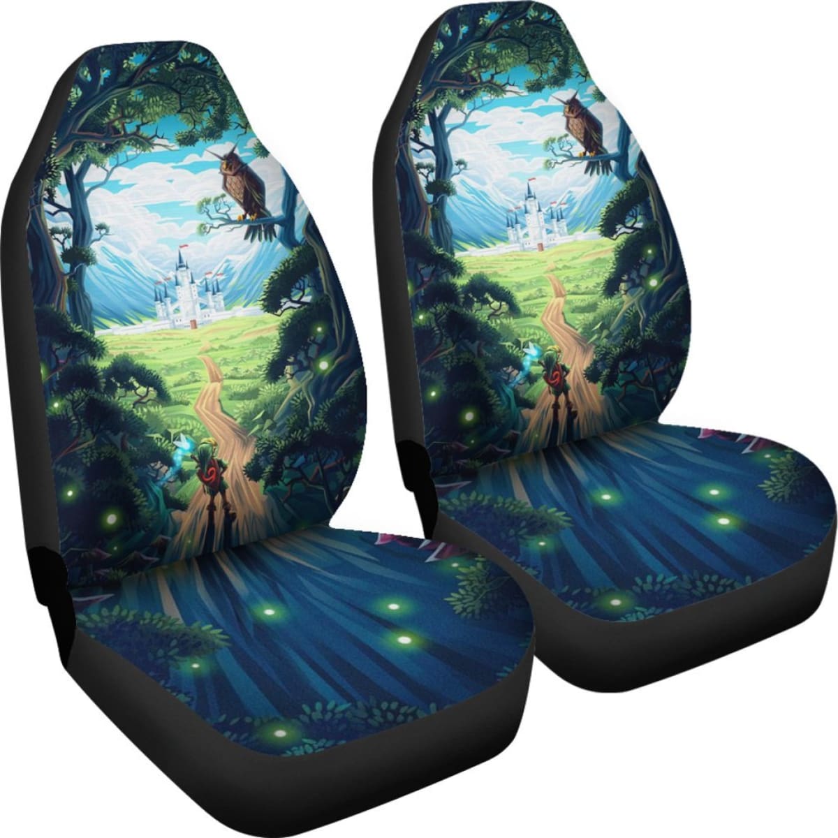 The Legend Of Zelda Art Car Seat Covers Games Fan Gift H040120 Universal Fit 225311
