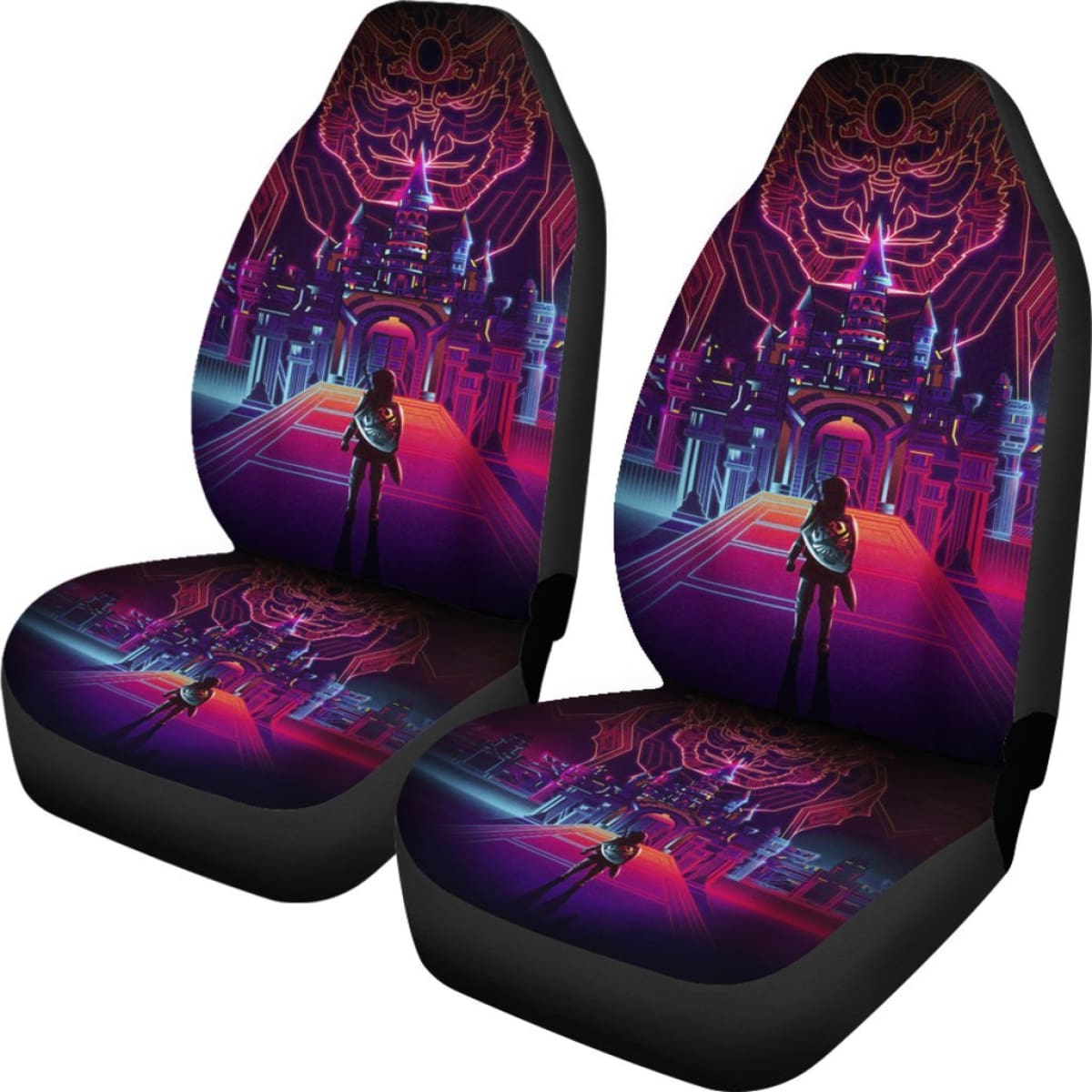 The Legend Of Zelda Car Seat Covers Games Fan Gift H040120 Universal Fit 225311