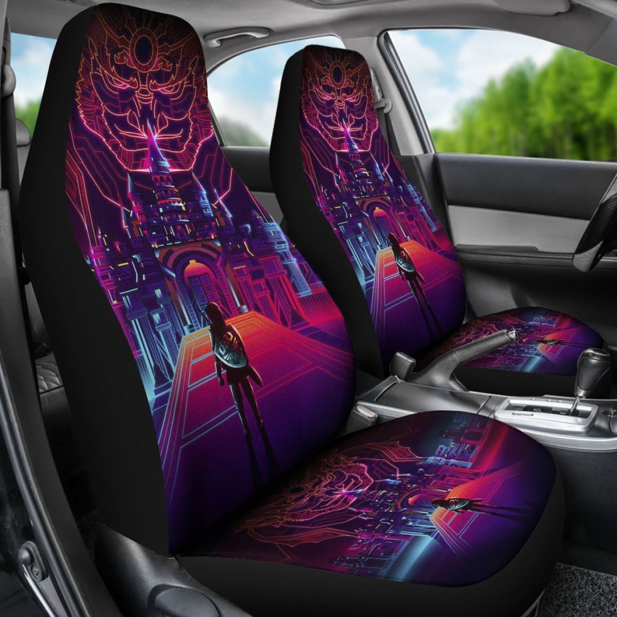 The Legend Of Zelda Car Seat Covers Games Fan Gift H040120 Universal Fit 225311