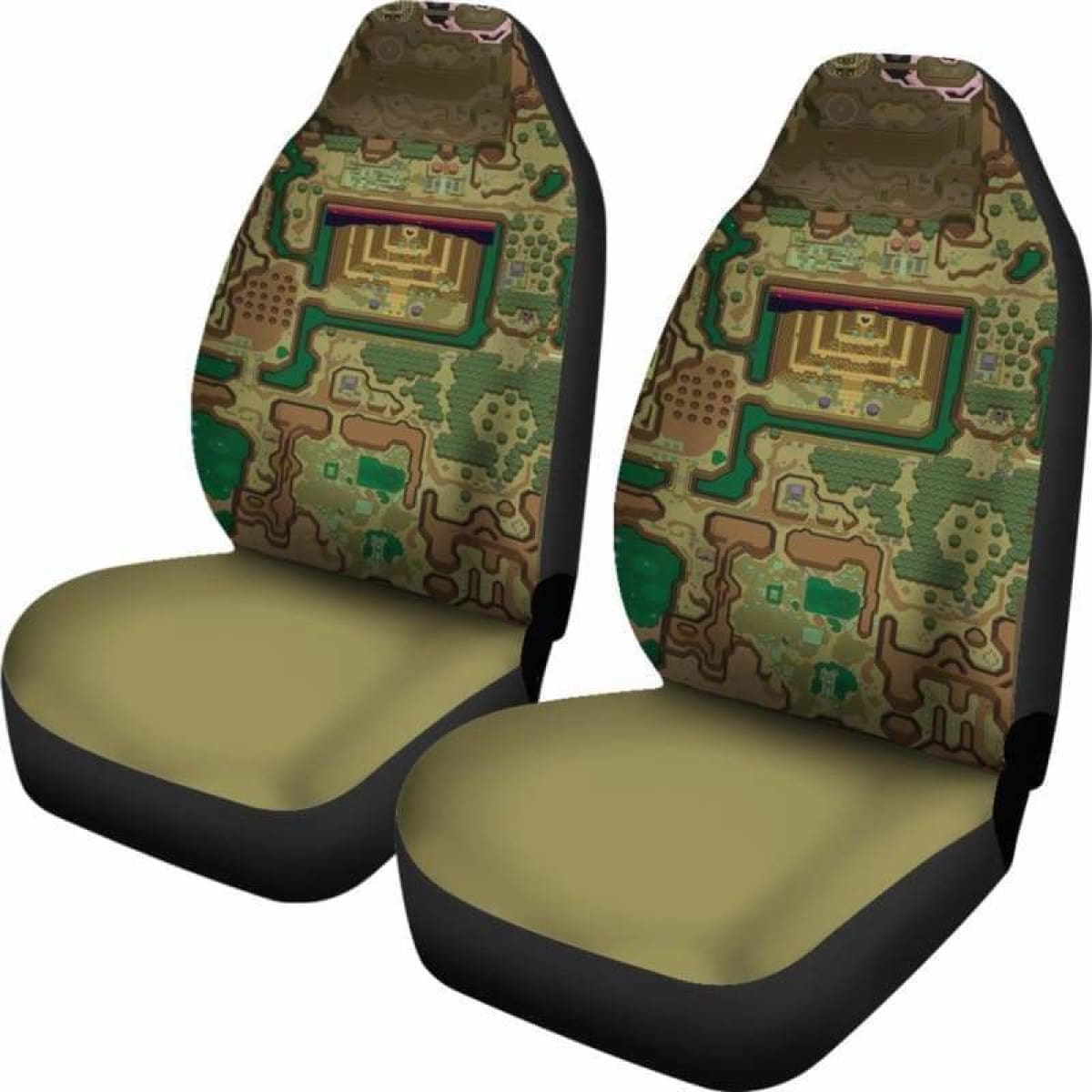 The Legend Of Zelda Maps Car Seat Covers Universal Fit 051312