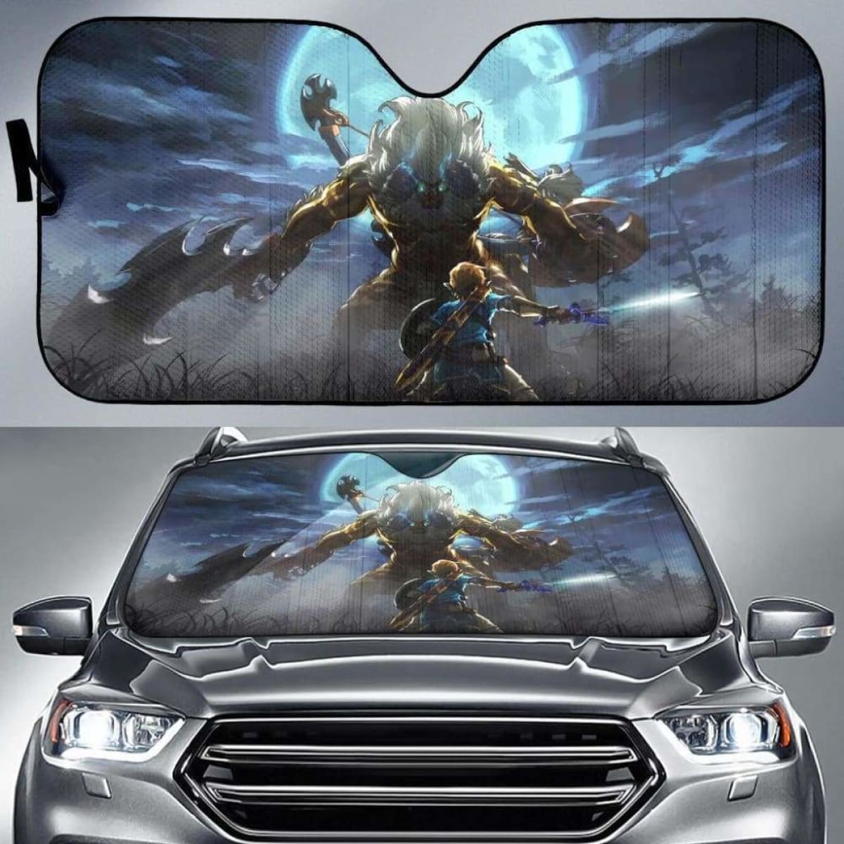 The Master Trial Legend Of Zelda Auto Sun Shades 918b Universal Fit