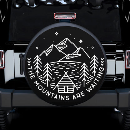 The Mountain Are Waiting Jeep Car Spare Tire Cover
