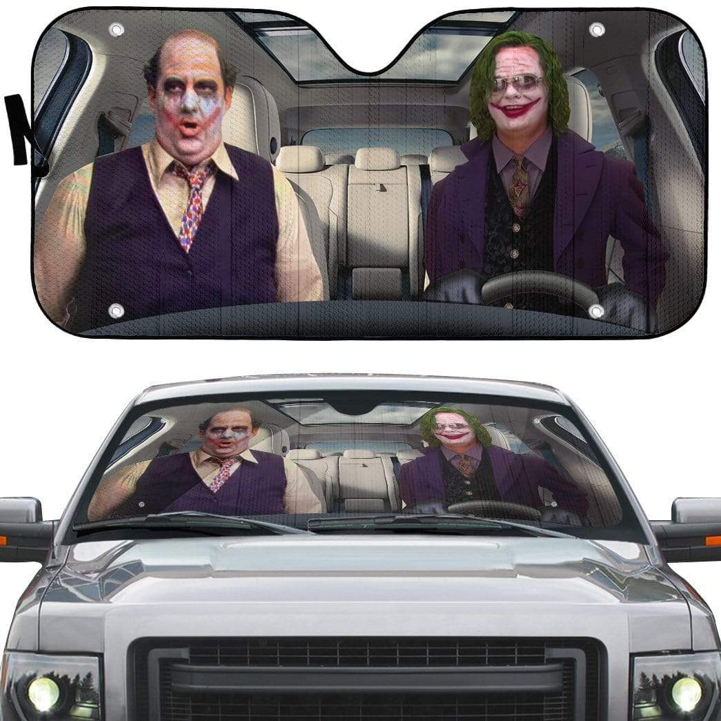Gearhumans The Office Joker Custom Auto Car SunShade