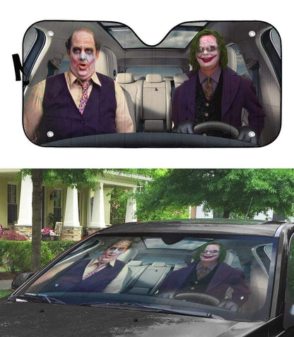 Gearhumans The Office Joker Custom Auto Car SunShade