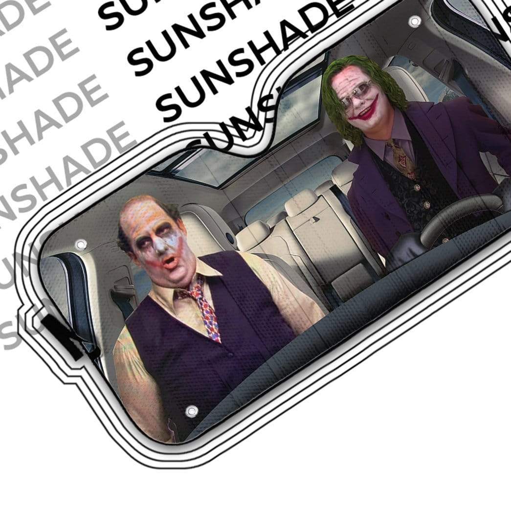 Gearhumans The Office Joker Custom Auto Car SunShade
