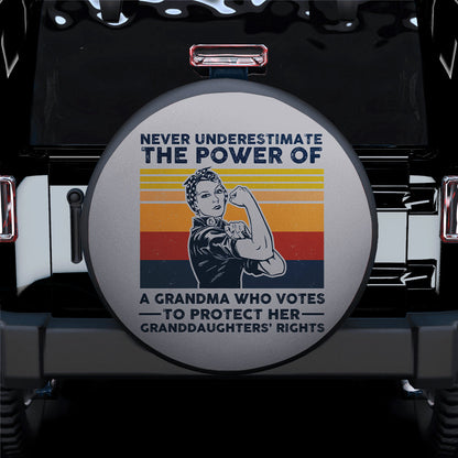 The Power Of A Grandma Car Spare Tire Cover