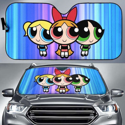 The Powerpuff Girl Car Sun Shades 918b Universal Fit