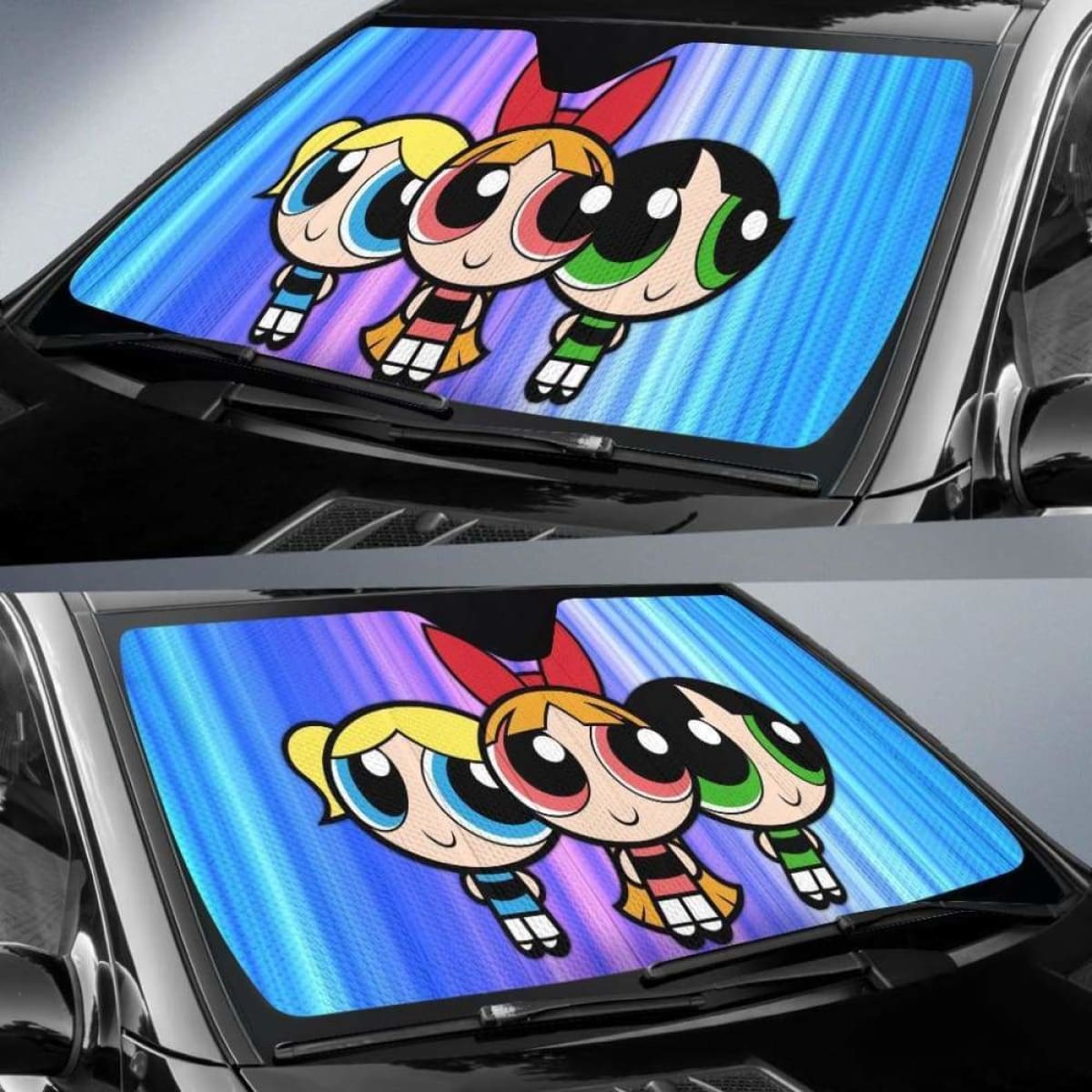 The Powerpuff Girl Car Sun Shades 918b Universal Fit