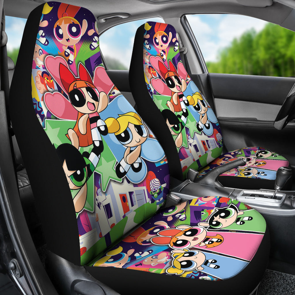 The Powerpuff Girls Car Seat Covers Car Accessories Ci221130-06