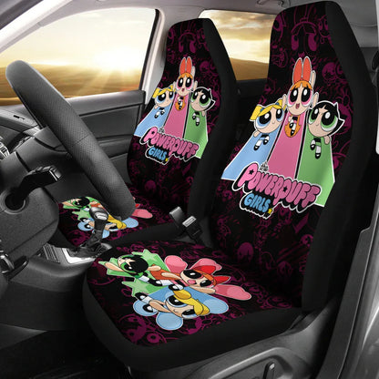 The Powerpuff Girls Car Seat Covers Car Accessories - PersonalizedFury