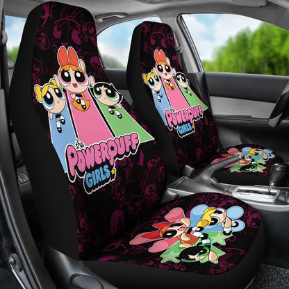 The Powerpuff Girls Car Seat Covers Car Accessories - PersonalizedFury