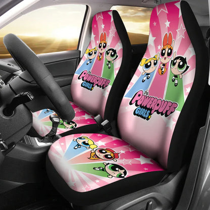 The Powerpuff Girls Car Seat Covers Car Accessories - PersonalizedFury