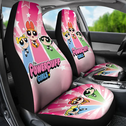 The Powerpuff Girls Car Seat Covers Car Accessories - PersonalizedFury