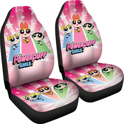 The Powerpuff Girls Car Seat Covers Car Accessories - PersonalizedFury