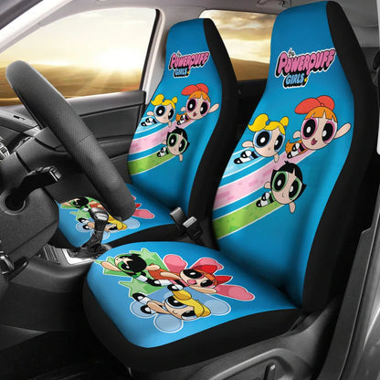 The Powerpuff Girls Car Seat Covers Car Accessories - PersonalizedFury