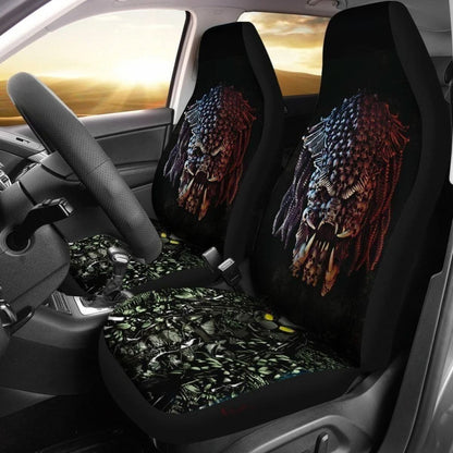 The Predator Face Car Seat Covers Universal Fit 194801