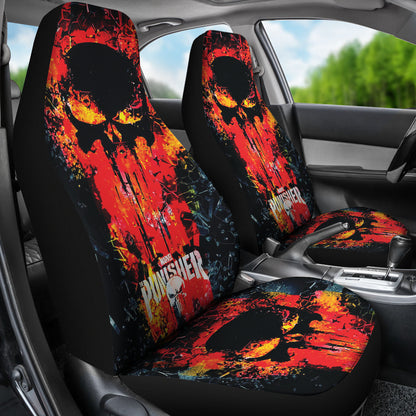 The Punisher Art Car Seat Covers Car Accessories Ci220819-08