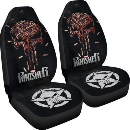 The Punisher Bullet Car Seat Covers Car Accessories Ci220819-06
