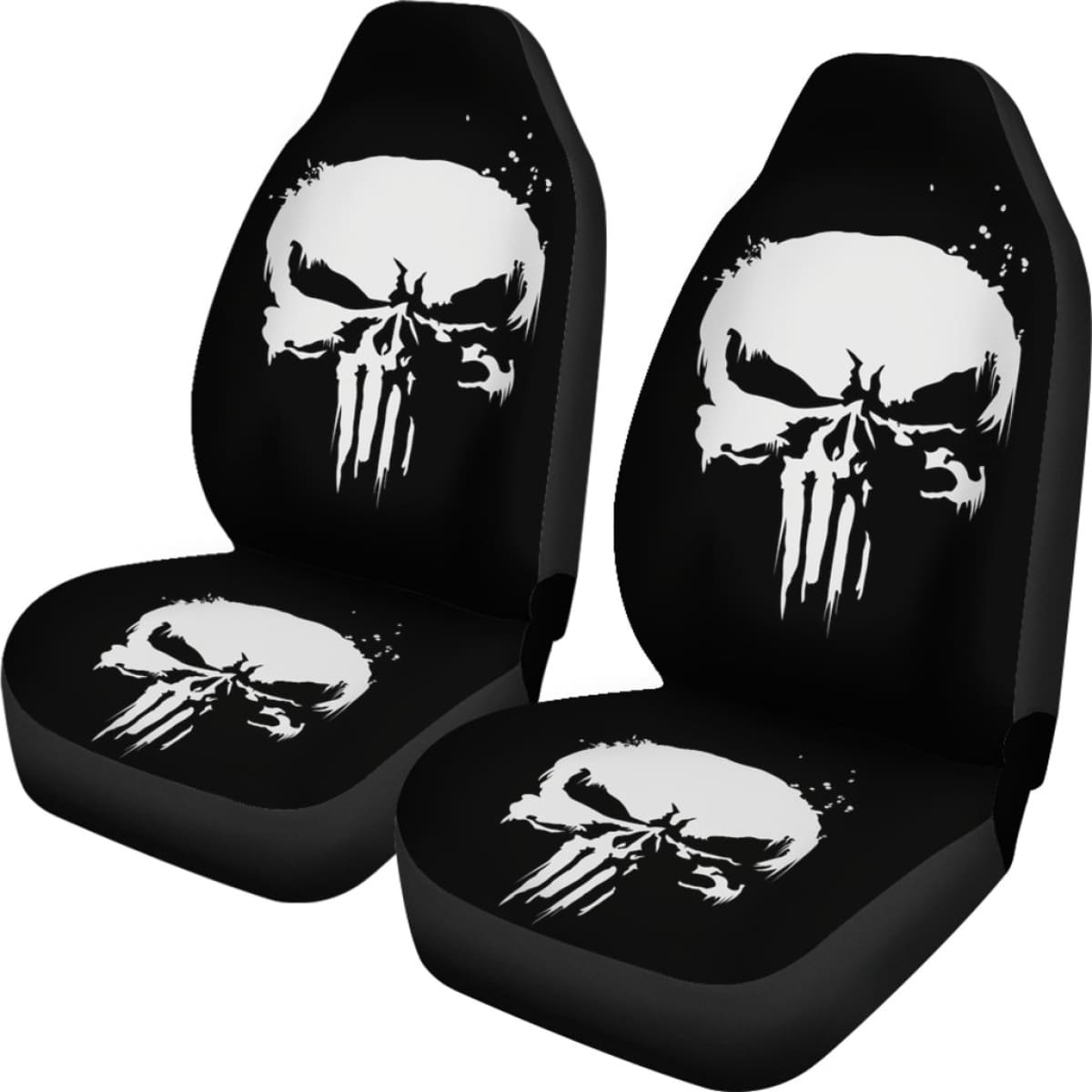The Punisher Digital Seat Covers Amazing Best Gift Ideas Universal Fit 090505