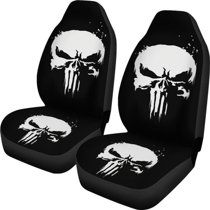 The Punisher Digital Seat Covers Amazing Best Gift Ideas Universal Fit 090505
