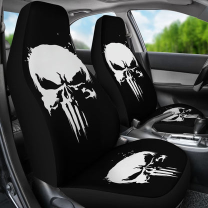 The Punisher Digital Seat Covers Amazing Best Gift Ideas Universal Fit 090505