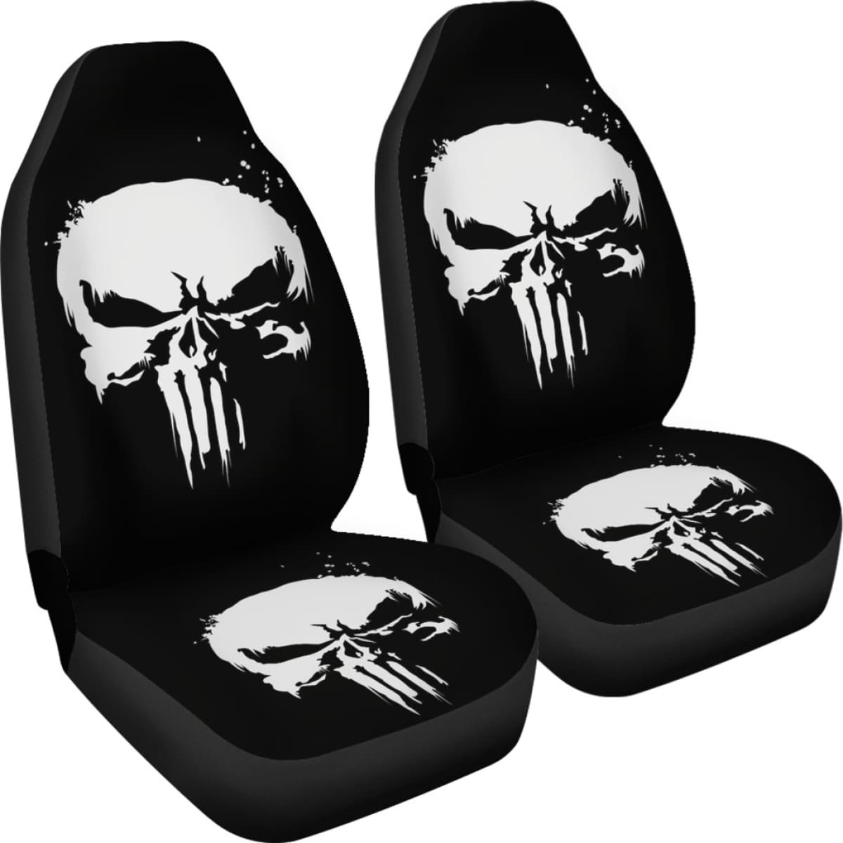 The Punisher Digital Seat Covers Amazing Best Gift Ideas Universal Fit 090505