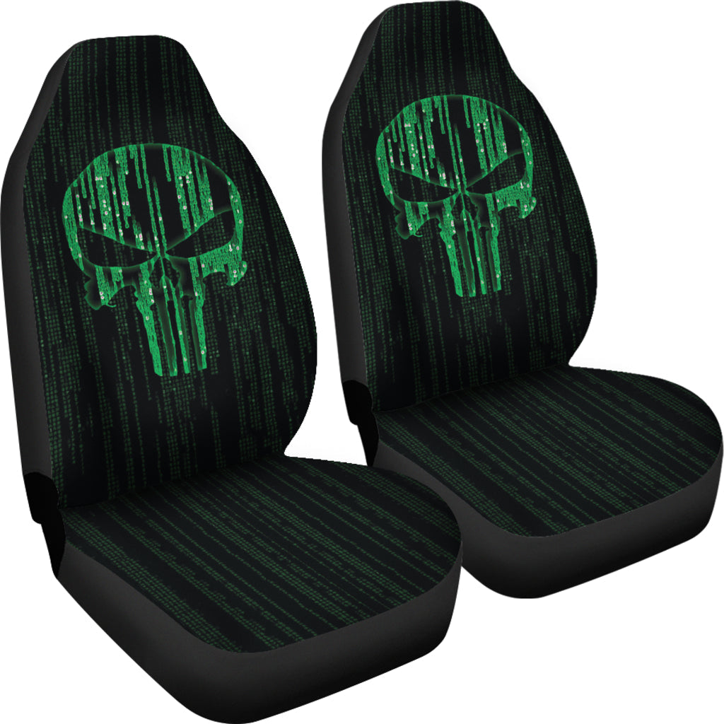 The Punisher Green Car Seat Covers Car Accessories Ci220819-10