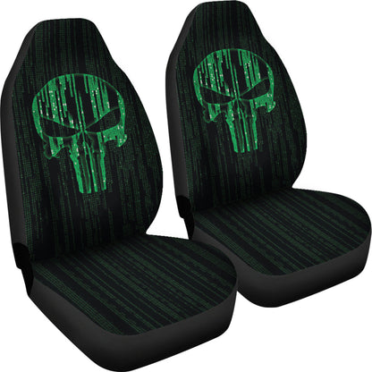The Punisher Green Car Seat Covers Car Accessories Ci220819-10