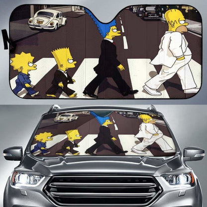 The Simpson Walking Auto Sun Shades 918b Universal Fit