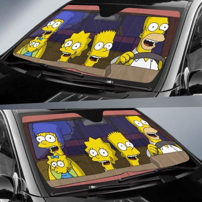 The Simpsons Car Auto Sun Shades Universal Fit 051312