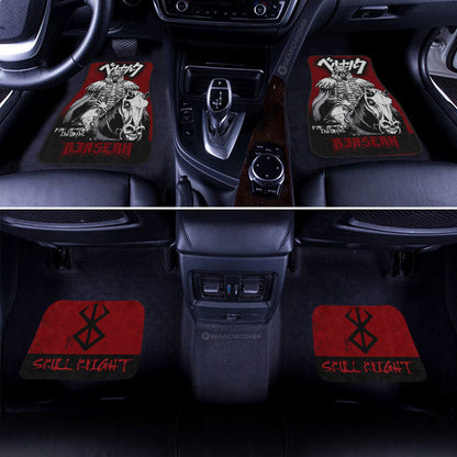 The Skull Knight Car Floor Mats Custom Berserk Anime Car Accessories